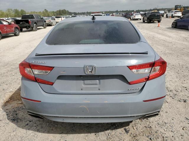 1HGCV1F39MA099845 - 2021 HONDA ACCORD SPORT BLUE photo 6