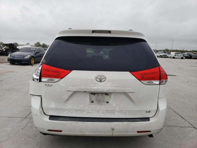 5TDKK3DC4ES407526 - 2014 TOYOTA SIENNA LE WHITE photo 6