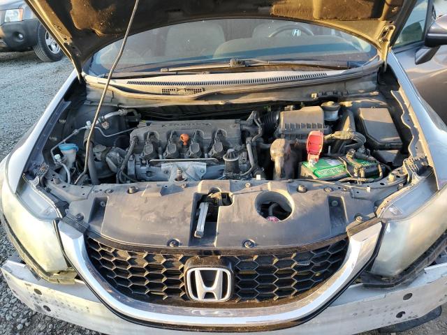 2HGFB2F95FH521064 - 2015 HONDA CIVIC EXL ნაცრისფერი ფოტო 11
