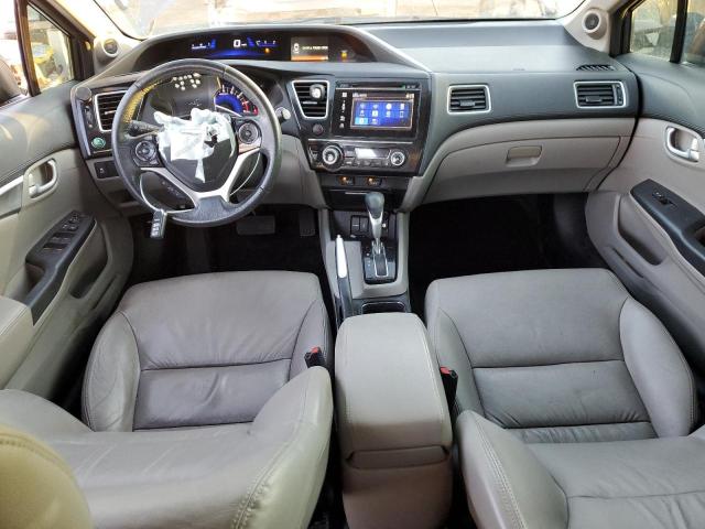 2HGFB2F95FH521064 - 2015 HONDA CIVIC EXL ნაცრისფერი ფოტო 8