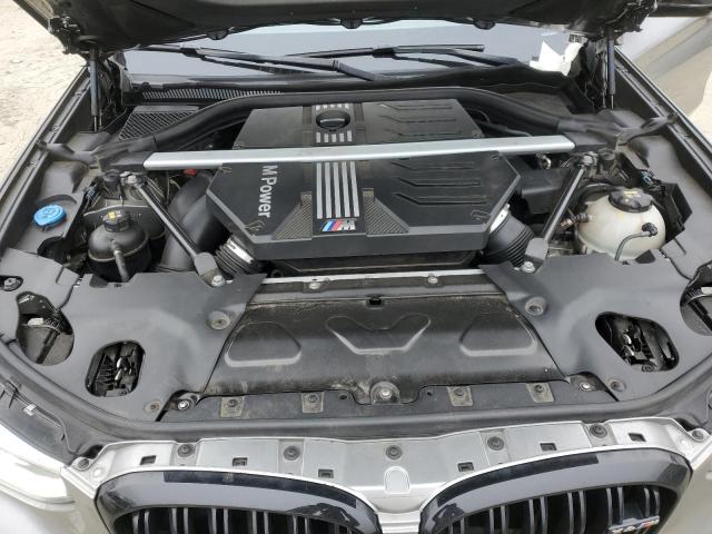 5YMUJ0C06M9H93911 - 2021 BMW X4 M COMPETITION GRAY photo 12