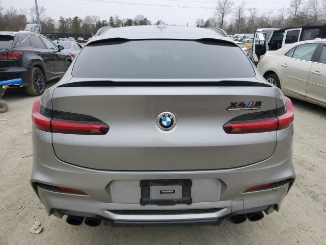 5YMUJ0C06M9H93911 - 2021 BMW X4 M COMPETITION GRAY photo 6