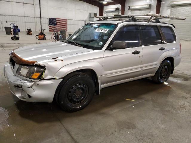 JF1SG65674H757771 - 2004 SUBARU FORESTER 2.5XS SILVER photo 1