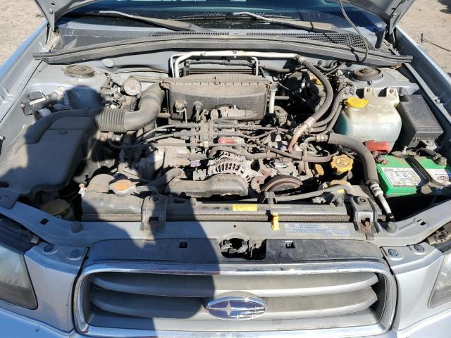 JF1SG656X4H755125 - 2004 SUBARU FORESTER 2.5XS Серебристый фото 11
