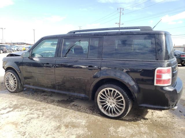 2FMGK5B89KBA27591 - 2019 FORD FLEX SE BLACK photo 2