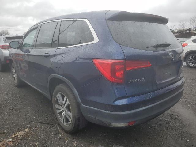 5FNYF6H53GB125025 - 2016 HONDA PILOT EXL BLUE photo 2