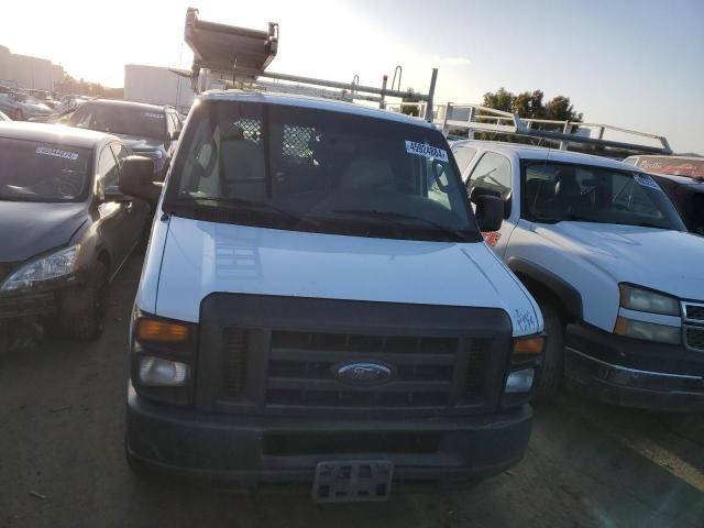 1FTNE14W38DA36961 - 2008 FORD ECONOLINE E150 VAN WHITE photo 5