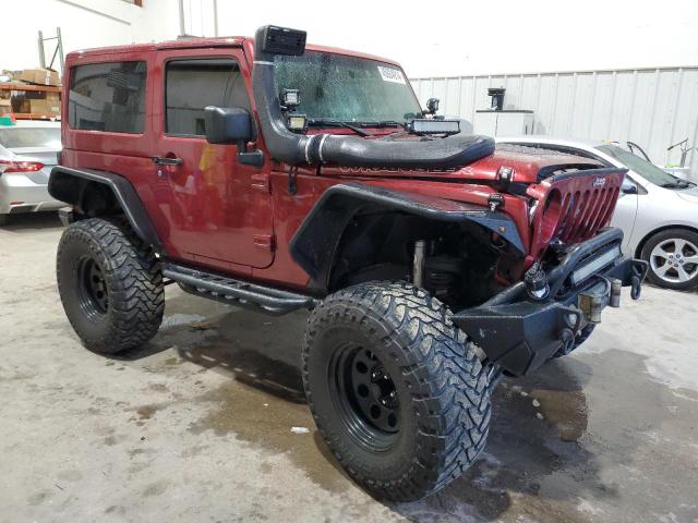 1J4GA5D12BL526587 - 2011 JEEP WRANGLER SAHARA MAROON photo 4