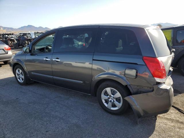 5N1BV28U68N115273 - 2008 NISSAN QUEST S GRAY photo 2