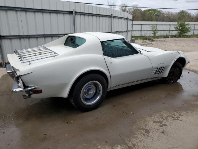 194371S115059 - 1971 CHEVROLET CORVETTE WHITE photo 3