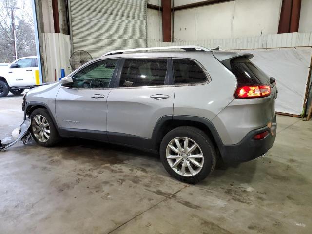 1C4PJLDS3FW579726 - 2015 JEEP CHEROKEE LIMITED GRAY photo 2