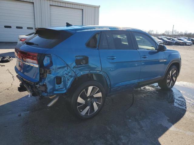 1V2WE2CA8RC224686 - 2024 VOLKSWAGEN ATLAS CROS SE BLUE photo 3