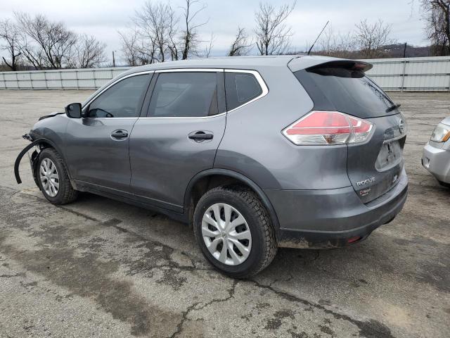 KNMAT2MV2GP677159 - 2016 NISSAN ROGUE S GRAY photo 2