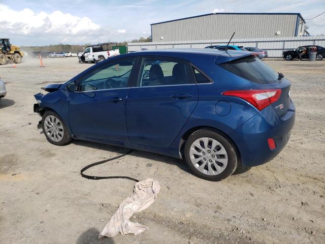 KMHD35LH2GU310124 - 2016 HYUNDAI ELANTRA GT BLUE photo 2