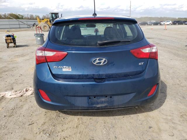 KMHD35LH2GU310124 - 2016 HYUNDAI ELANTRA GT BLUE photo 6