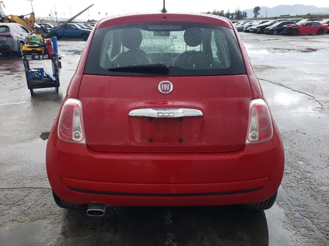 3C3CFFAR6DT599611 - 2013 FIAT 500 POP RED photo 6