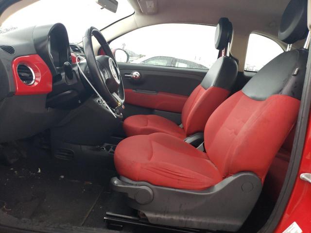 3C3CFFAR6DT599611 - 2013 FIAT 500 POP RED photo 7