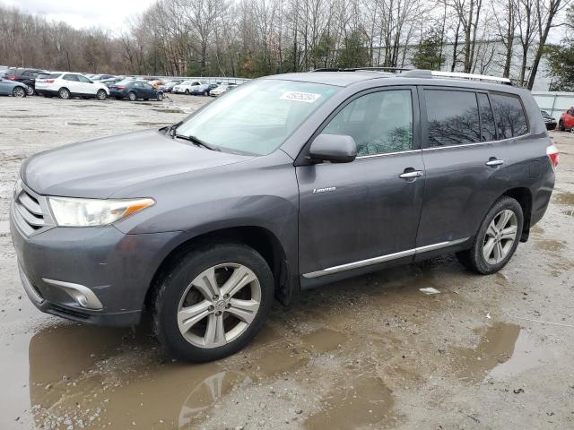 5TDDK3EHXDS246391 - 2013 TOYOTA HIGHLANDER LIMITED GRAY photo 1