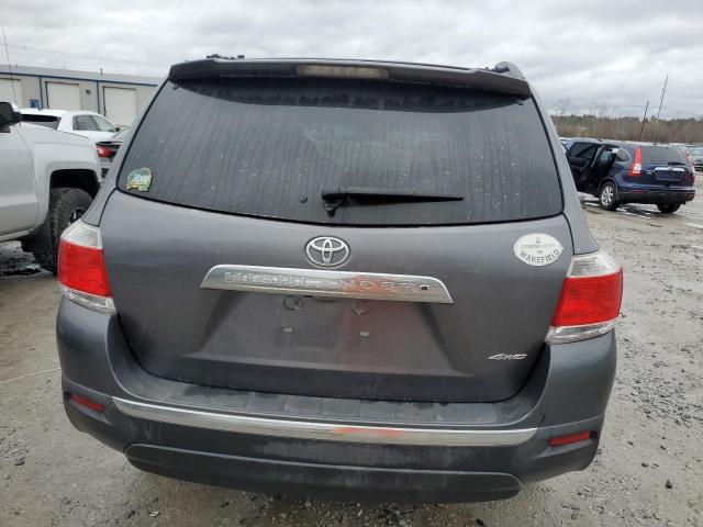 5TDDK3EHXDS246391 - 2013 TOYOTA HIGHLANDER LIMITED GRAY photo 6