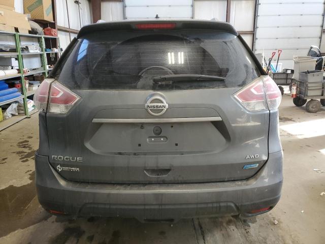 5N1AT2MV1FC791249 - 2015 NISSAN ROGUE S GRAY photo 6