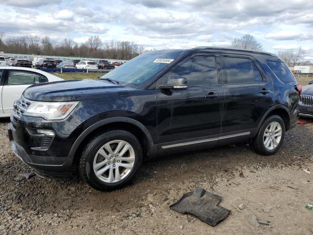 1FM5K8D85JGB02252 - 2018 FORD EXPLORER XLT BLACK photo 1