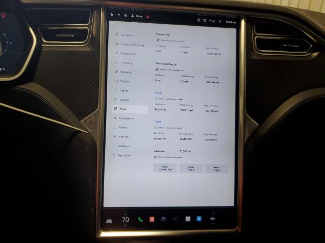 5YJSA1E24HF203136 - 2017 TESLA MODEL S 石墨色 照片 9