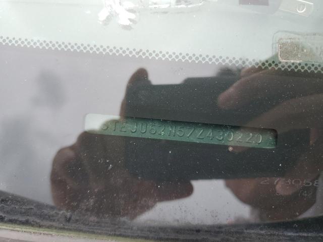 5TEJU62N57Z430220 - 2007 TOYOTA TACOMA DOUBLE CAB PRERUNNER WHITE photo 12