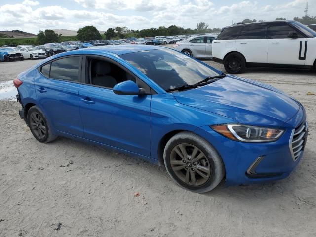 5NPD84LF1HH085642 - 2017 HYUNDAI ELANTRA SE BLUE photo 4