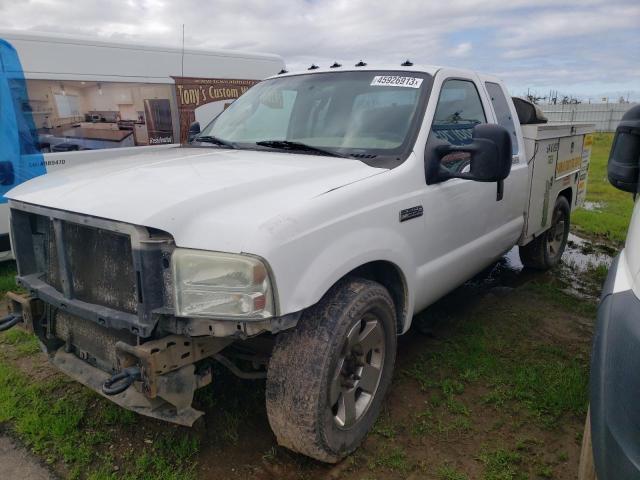 1FDWX34576EC95473 - 2006 FORD F350 SRW SUPER DUTY WHITE photo 1