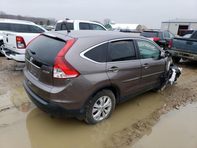 5J6RM4H52DL052280 - 2013 HONDA CR-V EX BROWN photo 3