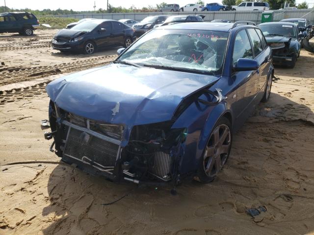 WAUVC58E94A029133 - 2004 AUDI A4 1.8T AVANT QUATTRO BLUE photo 2