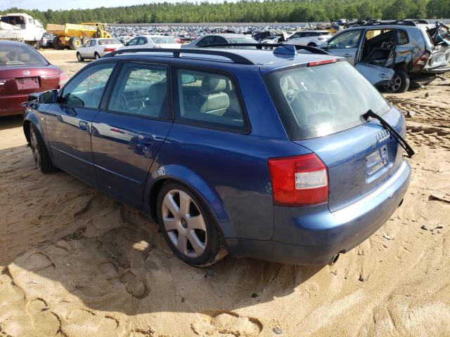 WAUVC58E94A029133 - 2004 AUDI A4 1.8T AVANT QUATTRO BLUE photo 3