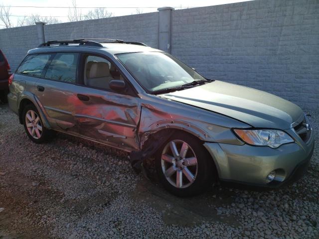 4S4BP61C497323399 - 2009 SUBARU OUTBACK 2.5I TEAL photo 4