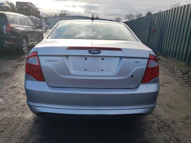 3FAHP0HA7CR133974 - 2012 FORD FUSION SE SILVER photo 6