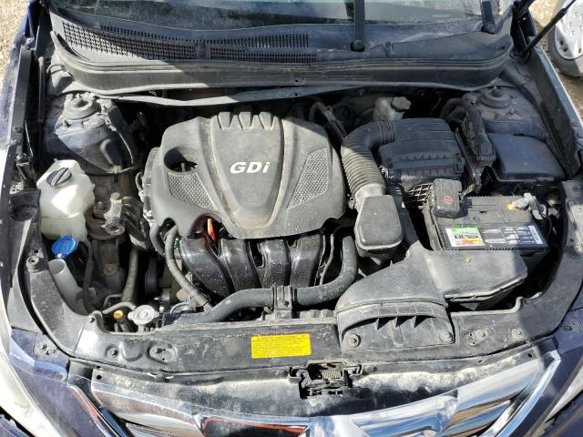 5NPEB4AC3DH630734 - 2013 HYUNDAI SONATA GLS BLUE photo 11