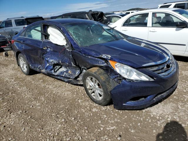 5NPEB4AC3DH630734 - 2013 HYUNDAI SONATA GLS BLUE photo 4