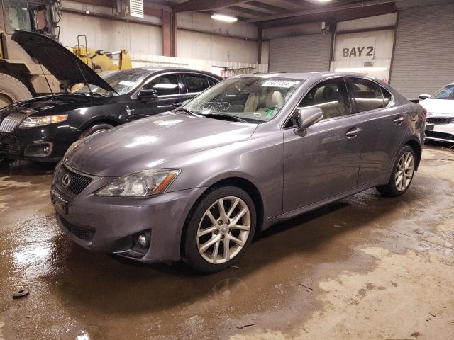 JTHCF5C22C5054492 - 2012 LEXUS IS 250 GRAY photo 1