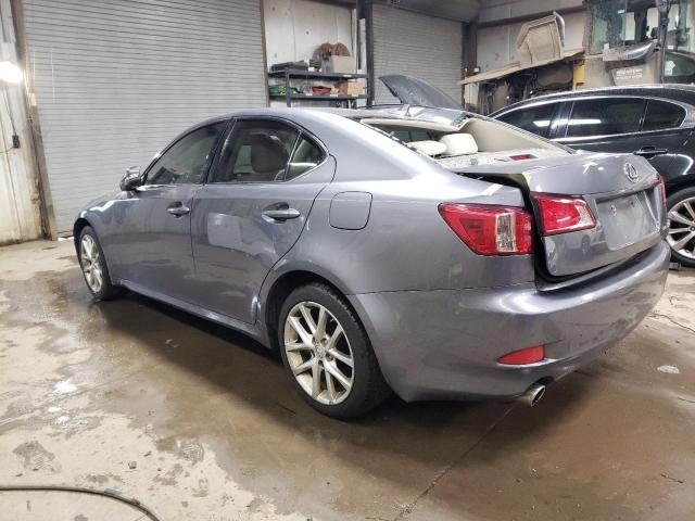 JTHCF5C22C5054492 - 2012 LEXUS IS 250 GRAY photo 2