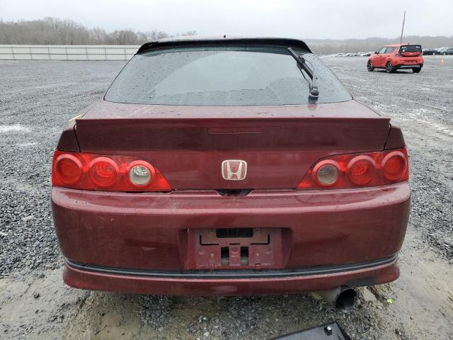 JH4DC53012C001501 - 2002 ACURA RSX TYPE-S RED photo 6