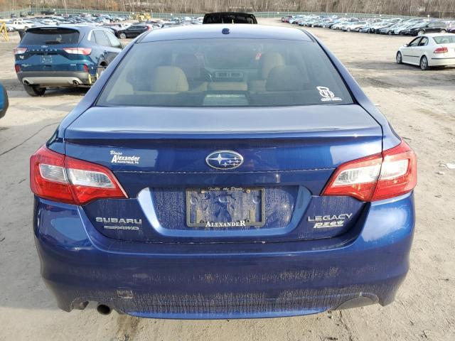 4S3BNAN66F3054245 - 2015 SUBARU LEGACY 2.5I LIMITED BLUE photo 6