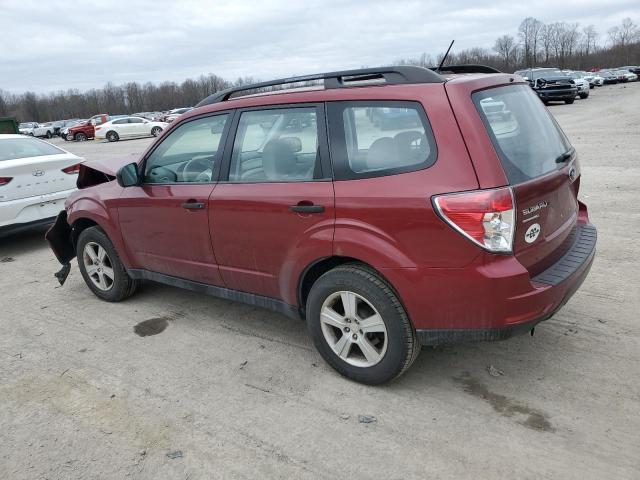 JF2SH6BC6AH775760 - 2010 SUBARU FORESTER XS Rojo foto 2