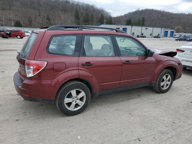 JF2SH6BC6AH775760 - 2010 SUBARU FORESTER XS Rojo foto 3