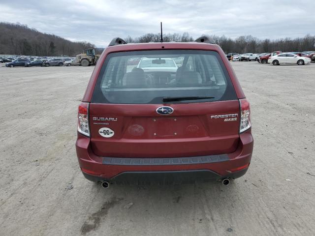 JF2SH6BC6AH775760 - 2010 SUBARU FORESTER XS Rojo foto 6