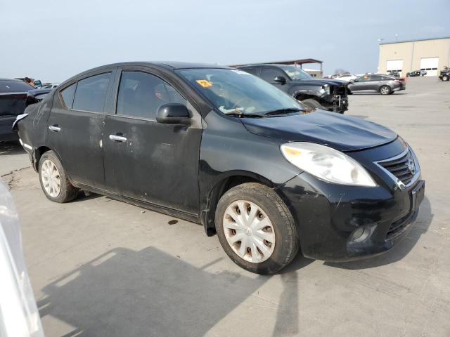 3N1CN7APXDL890120 - 2013 NISSAN VERSA S BLACK photo 4