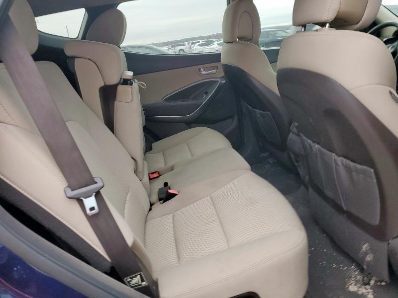 5XYZU3LB5JG507711 - 2018 HYUNDAI SANTA FE S BLUE photo 10