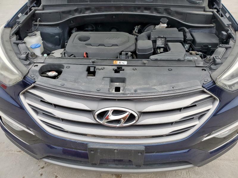 5XYZU3LB5JG507711 - 2018 HYUNDAI SANTA FE S BLUE photo 11