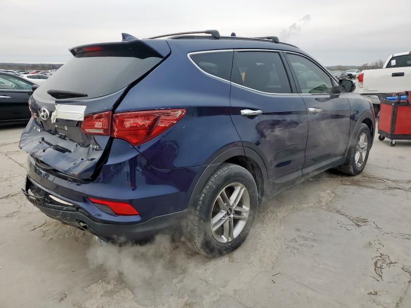 5XYZU3LB5JG507711 - 2018 HYUNDAI SANTA FE S BLUE photo 3