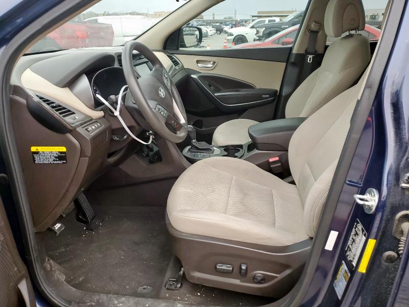 5XYZU3LB5JG507711 - 2018 HYUNDAI SANTA FE S BLUE photo 7