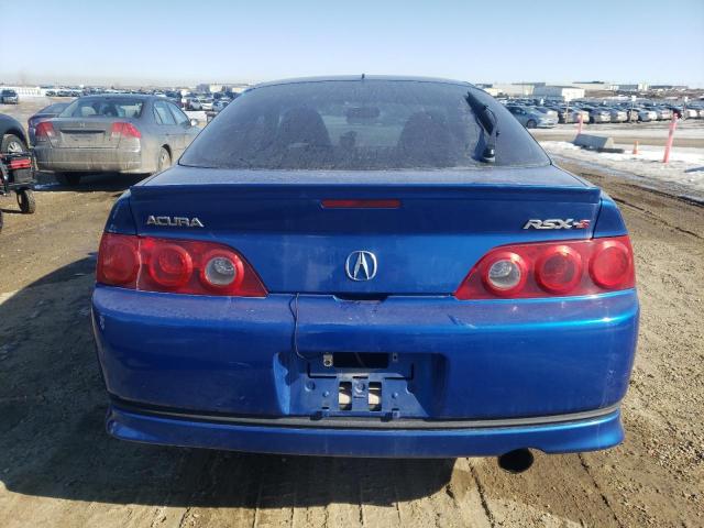 JH4DC53006S801976 - 2006 ACURA RSX TYPE-S BLUE photo 6