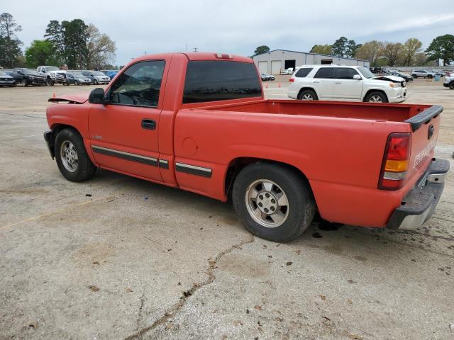 1GCEC14W2YZ108323 - 2000 CHEVROLET SILVERADO C1500 RED photo 2